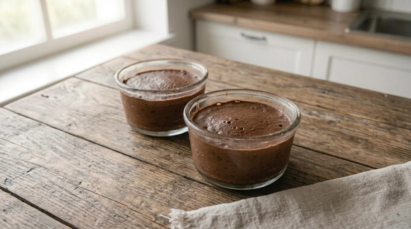Illustration de l’article Mousse au chocolat protéinée cottage cheese et chia
