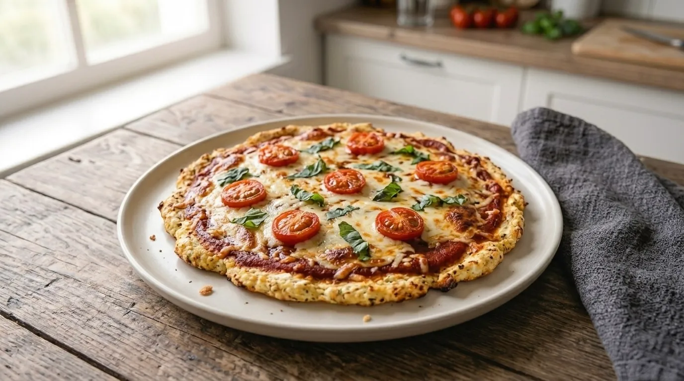 Illustration de l’article Pizza au cottage cheese riche en protéines